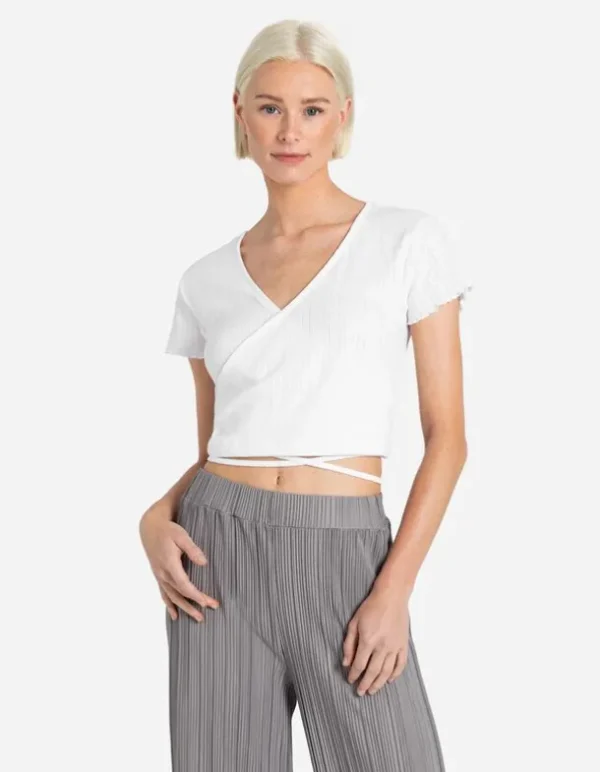 Cropped Shirt - Schnürung