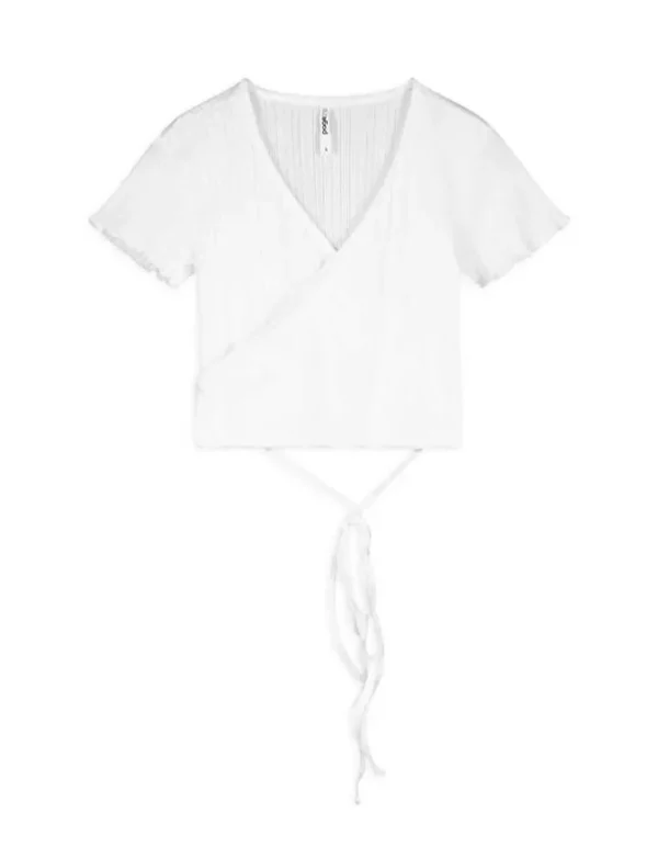 Cropped Shirt - Schnürung