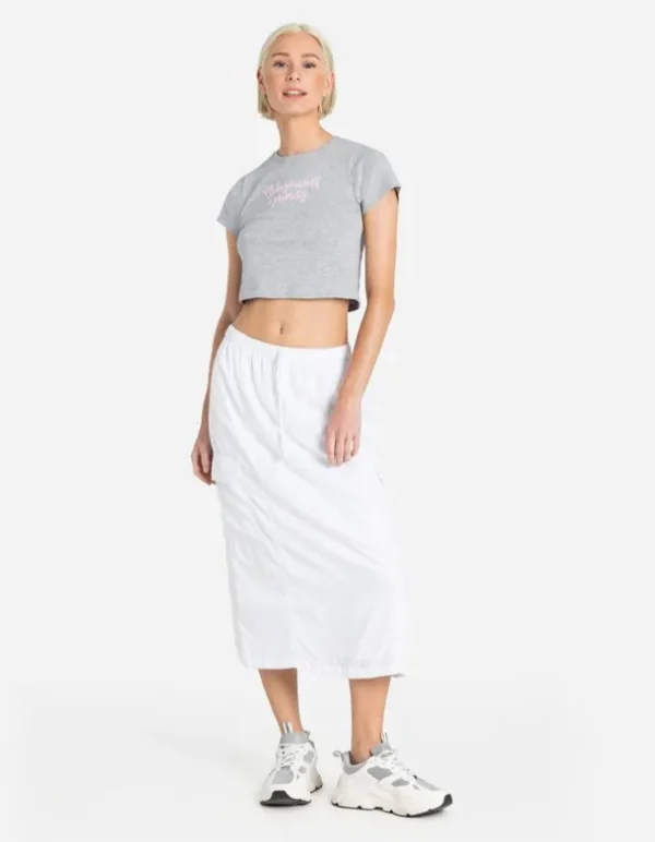Cropped Shirt - Stickereien
