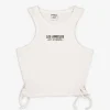 Cropped Top - Rippenstruktur