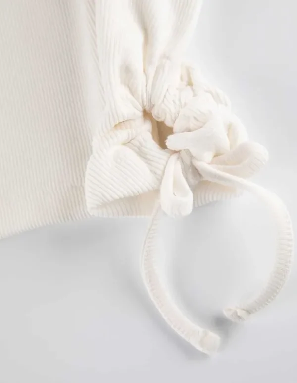 Cropped Top - Rippenstruktur