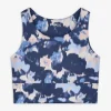 Cropped Top - Soft-Touch - hellblau
