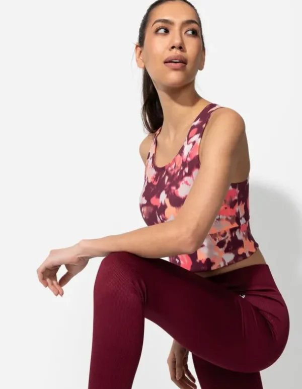 Cropped Top - Soft-Touch - hellrot
