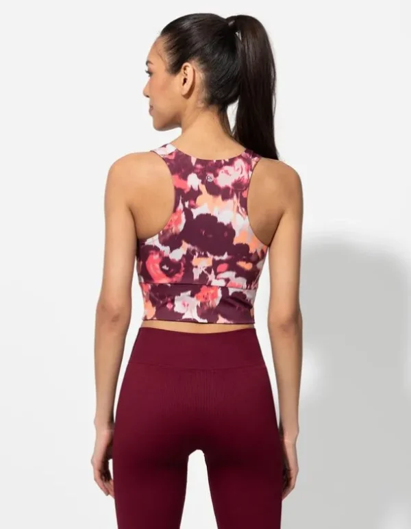 Cropped Top - Soft-Touch - hellrot