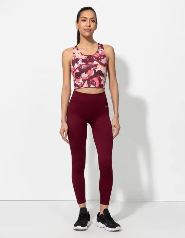 Cropped Top - Soft-Touch - hellrot