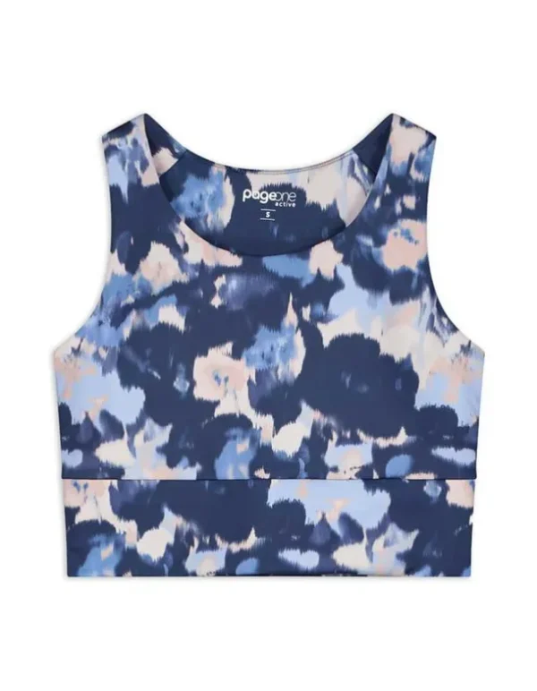 Cropped Top - Soft-Touch - hellblau
