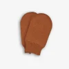Fäustlinge - Fleece-Futter - braun