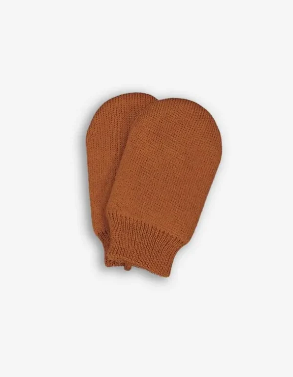 Fäustlinge - Fleece-Futter - braun