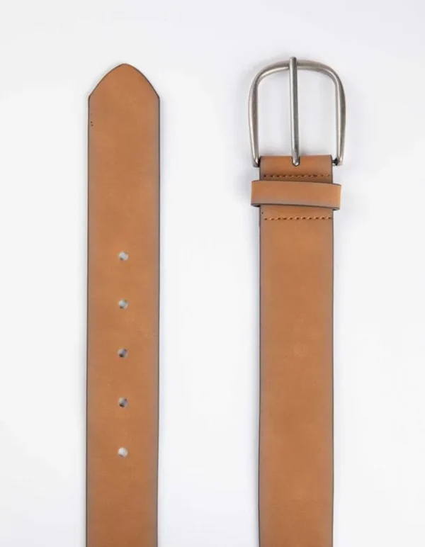 Gürtel - Lederoptik - braun