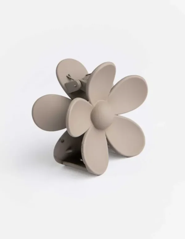 Haarklammer - einfarbig - beige