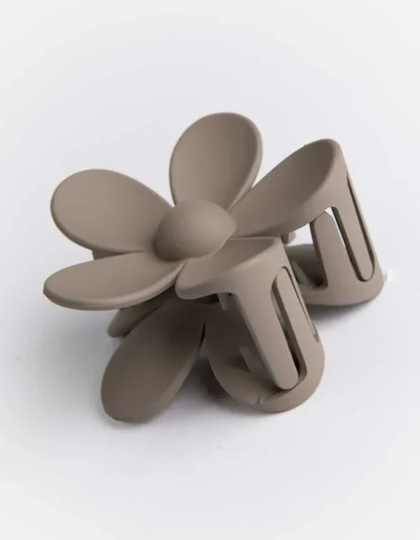 Haarklammer - einfarbig - beige