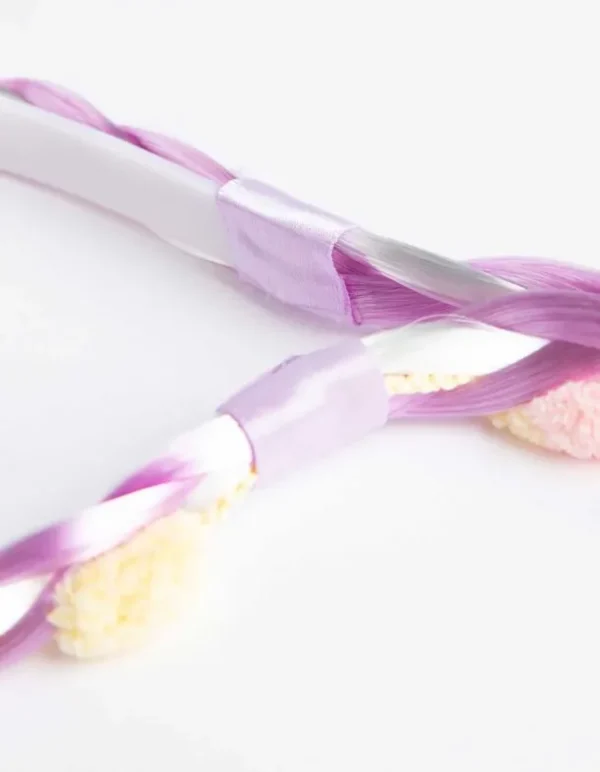 Haarschmuck - Applikation - lila