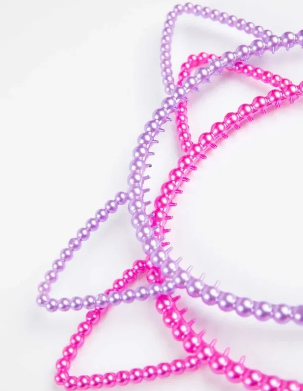 Haarschmuck - 2er-Pack - pink