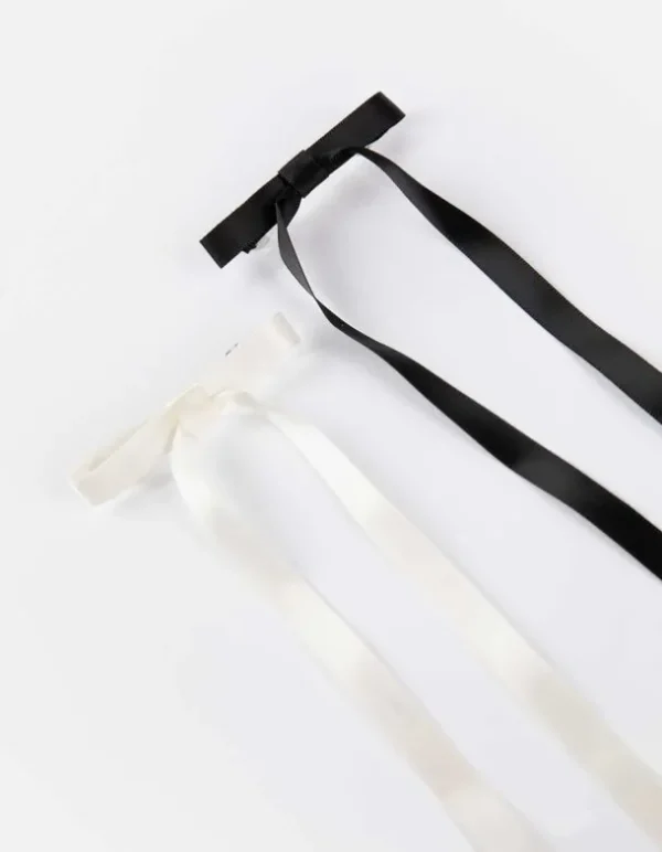 Haarschmuck - 2er-Pack - schwarz