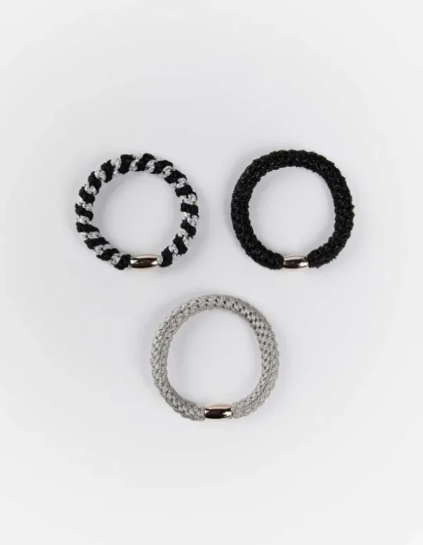 Haarschmuck - 3er-Pack - weiß