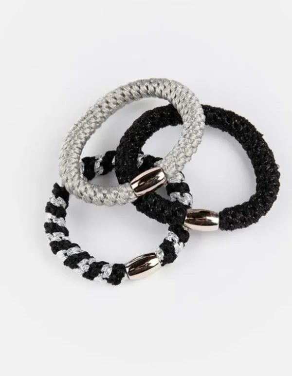 Haarschmuck - 3er-Pack - weiß