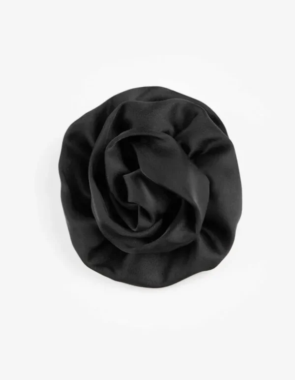 Haarschmuck - Florales Muster - schwarz