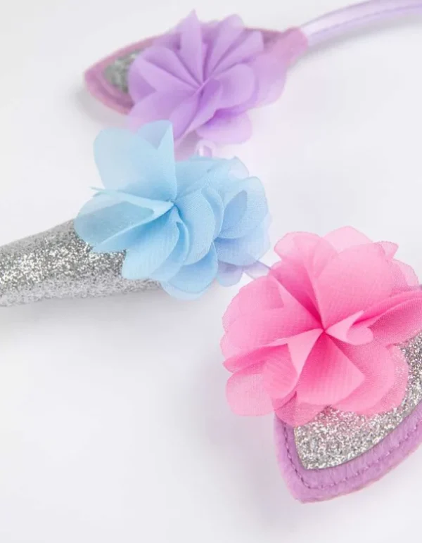Haarschmuck - Glitzer - silberfarben