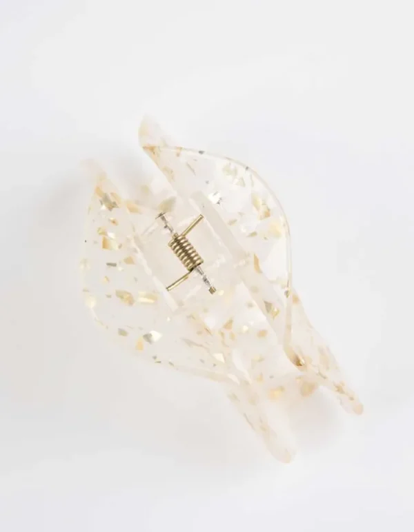 Haarschmuck - Metallic-Details - goldfarben