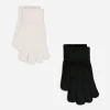 Handschuhe - 2er-Pack - schwarz