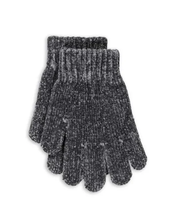 Handschuhe - Feinstrick - dunkelgrau