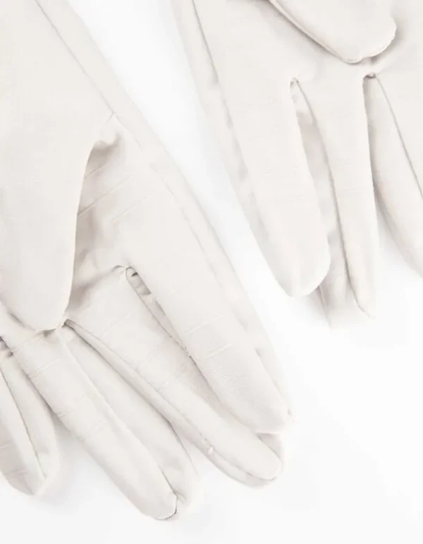 Handschuhe - Fleece-Futter - weiß
