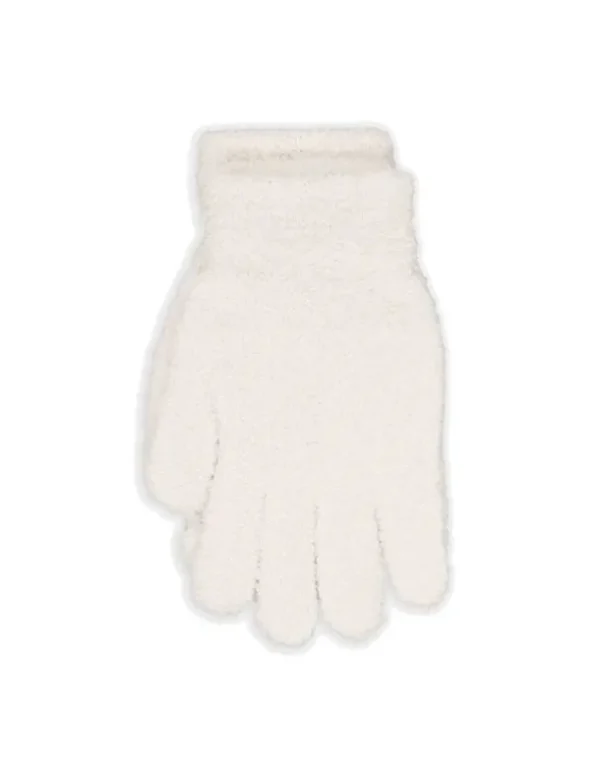 Handschuhe - Plüsch - beige