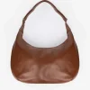 Handtasche - Kunstleder - hellbraun