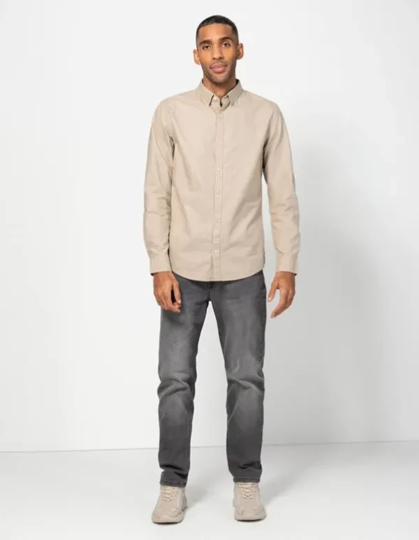 Hemd - Baumwolle - beige