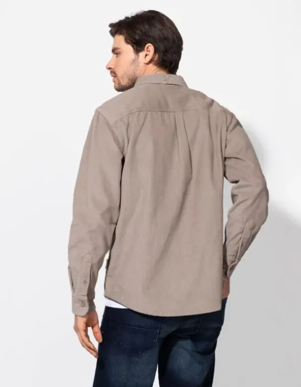 Hemd - Cord - beige