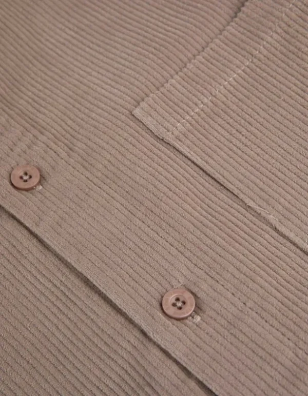 Hemd - Cord - beige