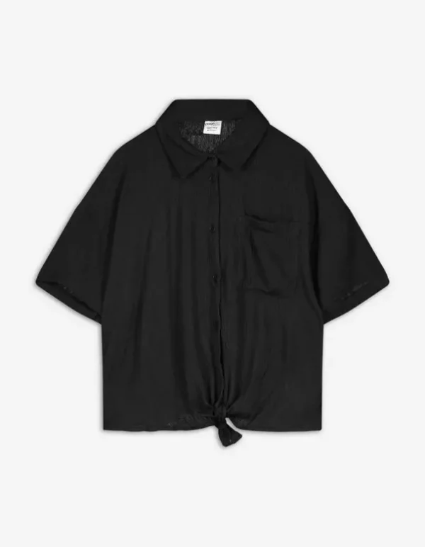 Hemdbluse - Knotendetail