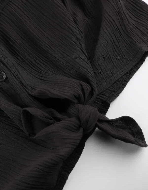 Hemdbluse - Knotendetail