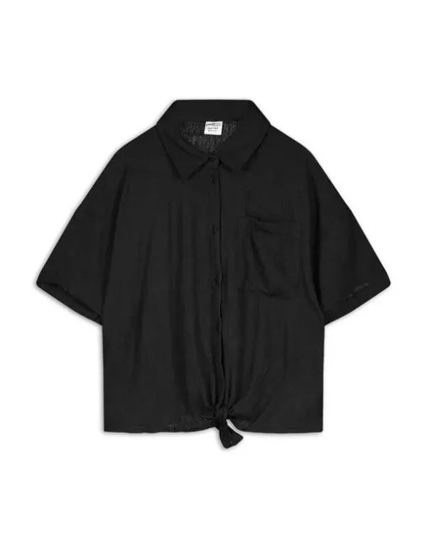 Hemdbluse - Knotendetail