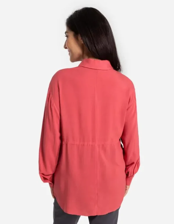 Hemdbluse - Umstandsmode - rot
