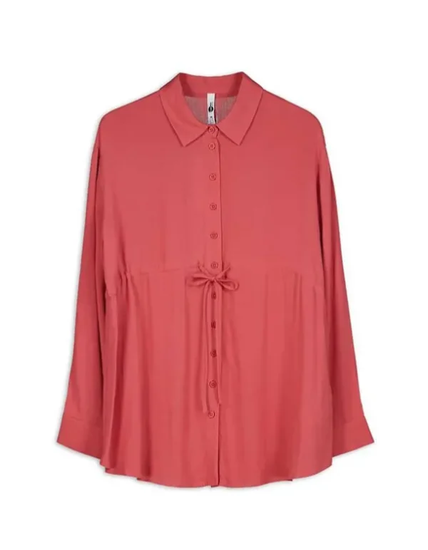 Hemdbluse - Umstandsmode - rot