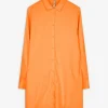 Hemdkleid - Leinen-Mix
