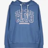Hoodie - Frontprint - dunkelblau