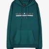 Hoodie - Frontprint - dunkelgrün