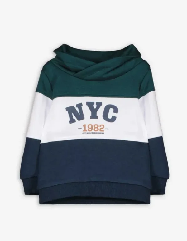 Hoodie - Frontprint - dunkelgrün