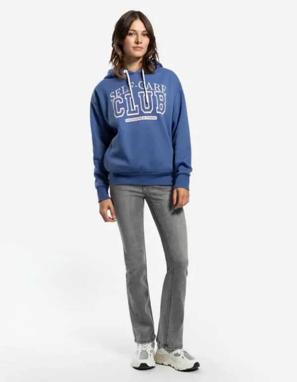 Hoodie - Frontprint - dunkelblau