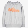 Hoodie - Frontprint - hellgrau