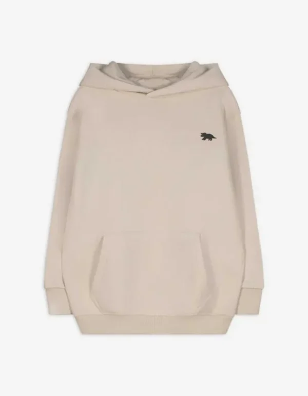 Hoodie - Kangurutasche - beige