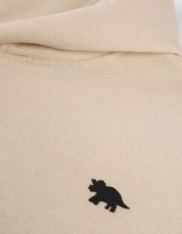 Hoodie - Kangurutasche - beige