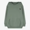 Hoodie - Kangurutasche - dunkelgrün