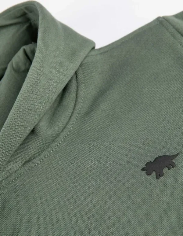 Hoodie - Kangurutasche - dunkelgrün