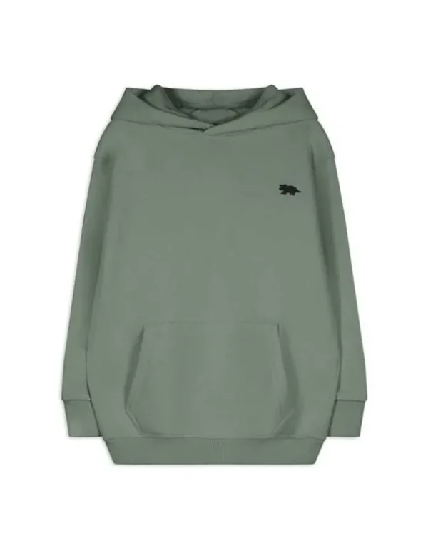 Hoodie - Kangurutasche - dunkelgrün