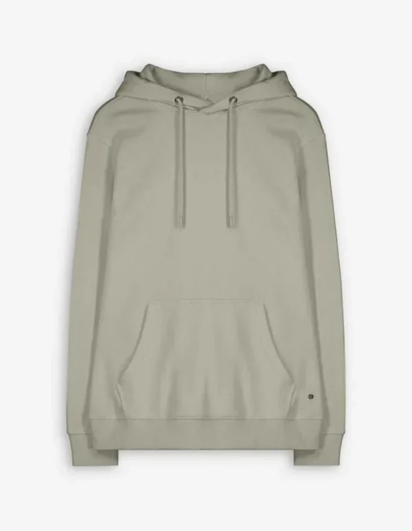 Hoodie - Kangurutasche - grün