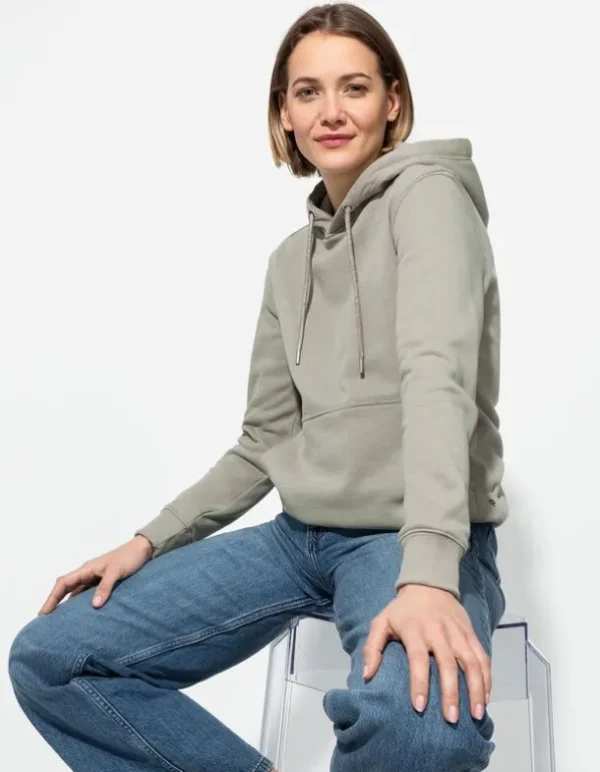 Hoodie - Kangurutasche - grün
