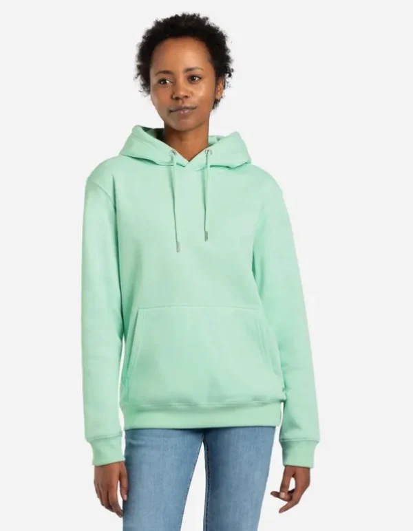 Hoodie - Kangurutasche - grün